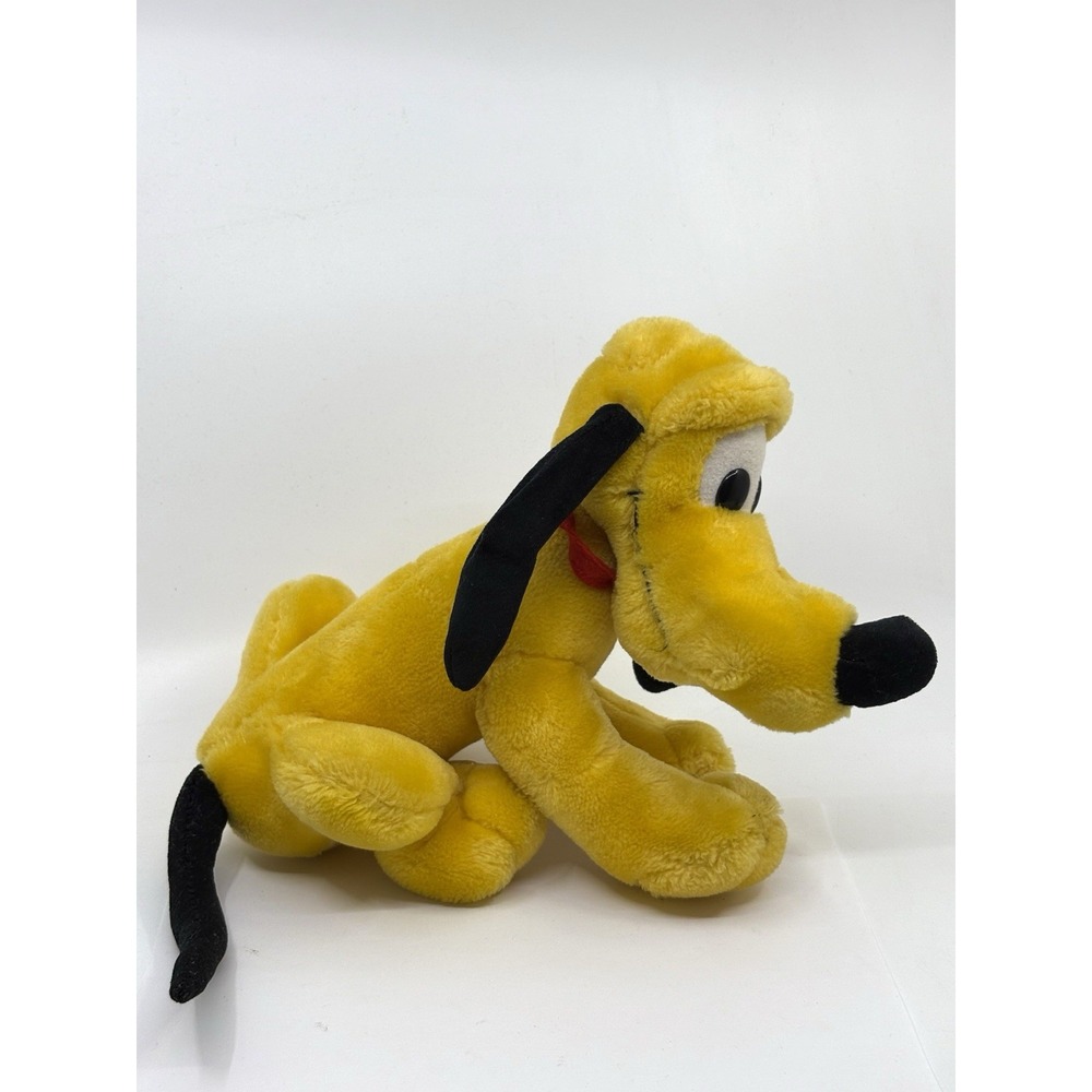 Vintage Disney Parks Disneyland Pluto Plush Dog 9" Tall